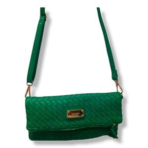 Nine West  Crossbody Green Alligator Skin bag